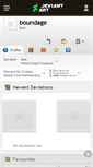 Mobile Screenshot of boundage.deviantart.com
