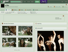Tablet Screenshot of lytao.deviantart.com