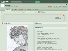 Tablet Screenshot of goensart.deviantart.com