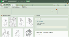 Desktop Screenshot of da-colorists.deviantart.com