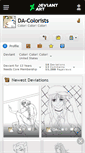 Mobile Screenshot of da-colorists.deviantart.com