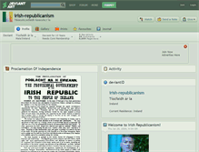 Tablet Screenshot of irish-republicanism.deviantart.com