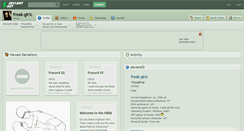 Desktop Screenshot of freak-girlc.deviantart.com
