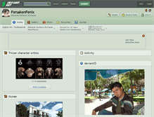 Tablet Screenshot of forsakenfenix.deviantart.com