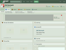 Tablet Screenshot of hm-denmark.deviantart.com