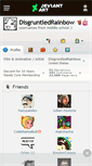 Mobile Screenshot of disgruntledrainbow.deviantart.com