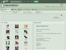 Tablet Screenshot of disgruntledrainbow.deviantart.com