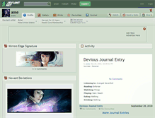 Tablet Screenshot of aose.deviantart.com