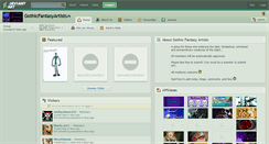 Desktop Screenshot of gothicfantasyartists.deviantart.com