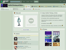 Tablet Screenshot of gothicfantasyartists.deviantart.com