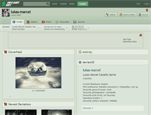 Tablet Screenshot of lukas-marcel.deviantart.com