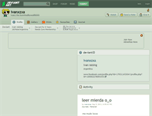 Tablet Screenshot of ivanxzxa.deviantart.com