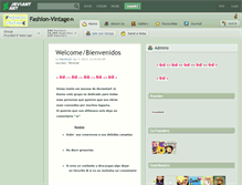 Tablet Screenshot of fashion-vintage.deviantart.com