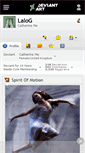 Mobile Screenshot of lalog.deviantart.com