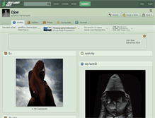 Tablet Screenshot of djoe.deviantart.com