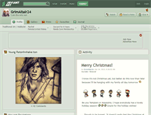 Tablet Screenshot of grimaltair24.deviantart.com