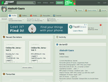 Tablet Screenshot of akatsuki-gaara.deviantart.com