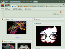 Tablet Screenshot of dak180.deviantart.com