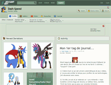 Tablet Screenshot of dash-speed.deviantart.com