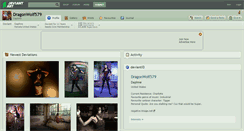 Desktop Screenshot of dragonwolf579.deviantart.com