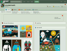 Tablet Screenshot of crowded-teeth.deviantart.com