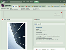 Tablet Screenshot of greenism.deviantart.com