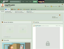 Tablet Screenshot of loisgriffinaddict.deviantart.com