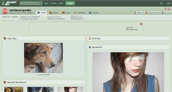 Desktop Screenshot of candacecupcake.deviantart.com