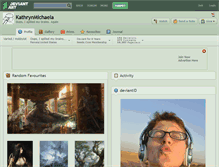 Tablet Screenshot of kathrynmichaela.deviantart.com