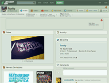 Tablet Screenshot of fluxity.deviantart.com