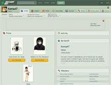 Tablet Screenshot of kema47.deviantart.com