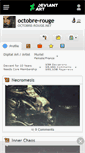 Mobile Screenshot of octobre-rouge.deviantart.com