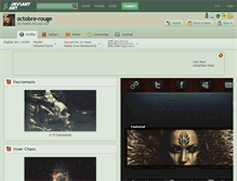 Tablet Screenshot of octobre-rouge.deviantart.com