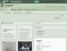 Tablet Screenshot of cyclops-girl.deviantart.com