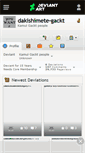Mobile Screenshot of dakishimete-gackt.deviantart.com