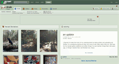 Desktop Screenshot of drode.deviantart.com