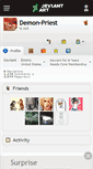 Mobile Screenshot of demon-priest.deviantart.com