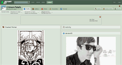 Desktop Screenshot of crimson-fatalis.deviantart.com