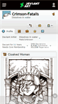 Mobile Screenshot of crimson-fatalis.deviantart.com