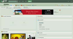 Desktop Screenshot of bulletme.deviantart.com