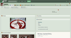 Desktop Screenshot of katasha.deviantart.com