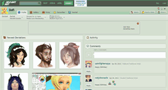 Desktop Screenshot of dofi.deviantart.com
