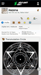 Mobile Screenshot of mazena.deviantart.com