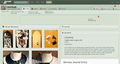 Desktop Screenshot of colorstudy.deviantart.com