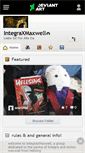 Mobile Screenshot of integraxmaxwell.deviantart.com