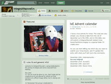 Tablet Screenshot of integraxmaxwell.deviantart.com