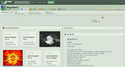 Desktop Screenshot of king-irish-iv.deviantart.com