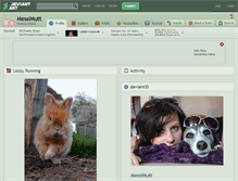 Tablet Screenshot of messimutt.deviantart.com