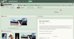 Desktop Screenshot of gothic-panda.deviantart.com