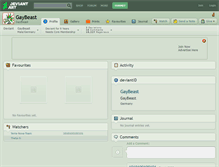 Tablet Screenshot of gaybeast.deviantart.com